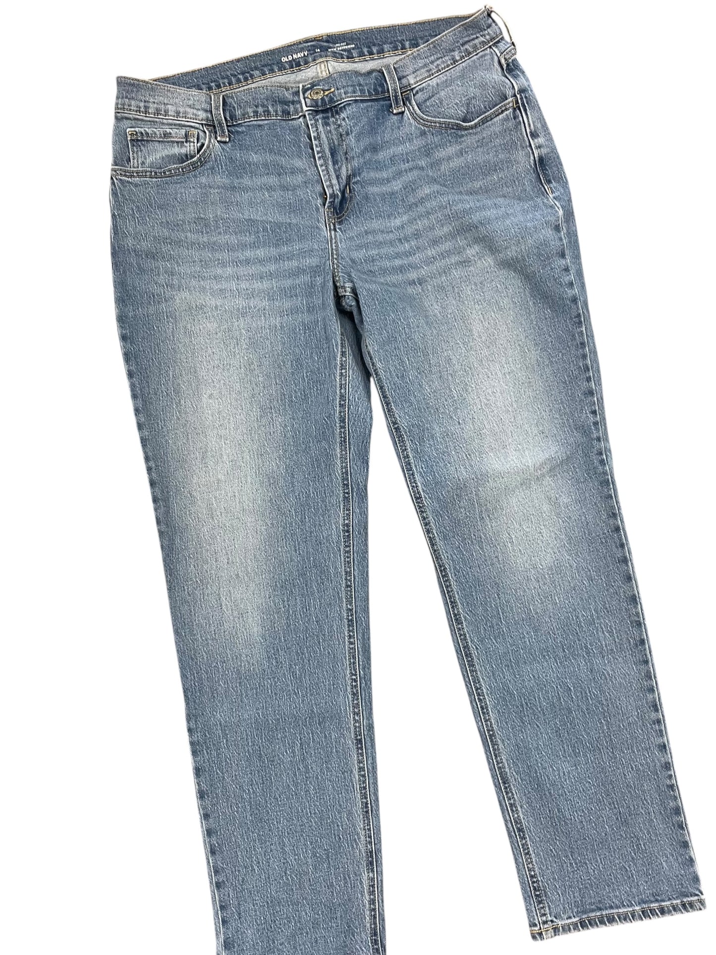 Jeans Boyfriend By Old Navy In Blue Denim, Size:14
