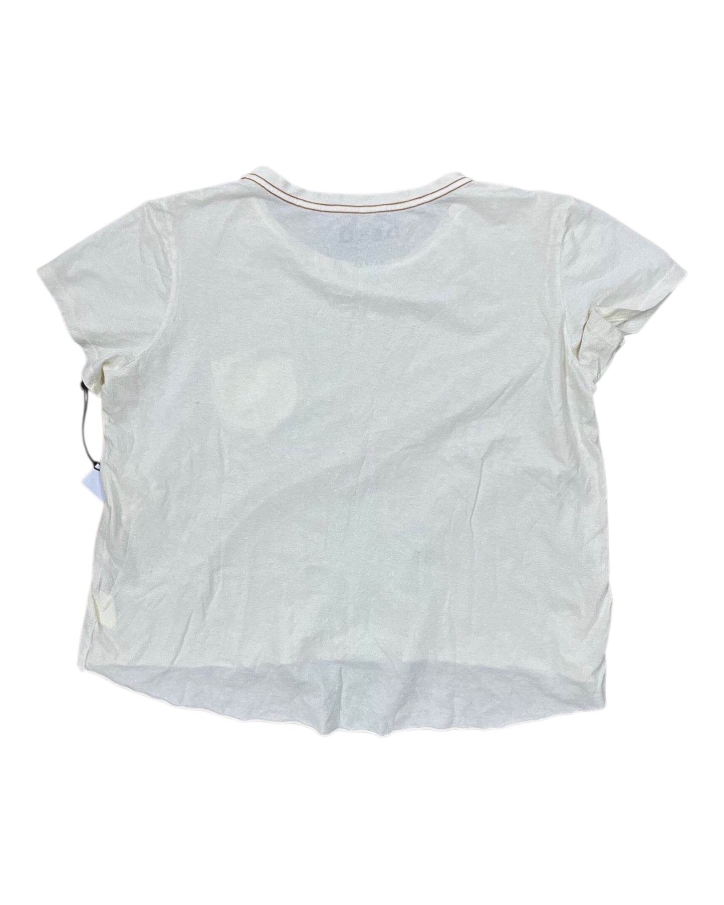 Top Ss Basic By Clothes Mentor In Cream, Size:Xl