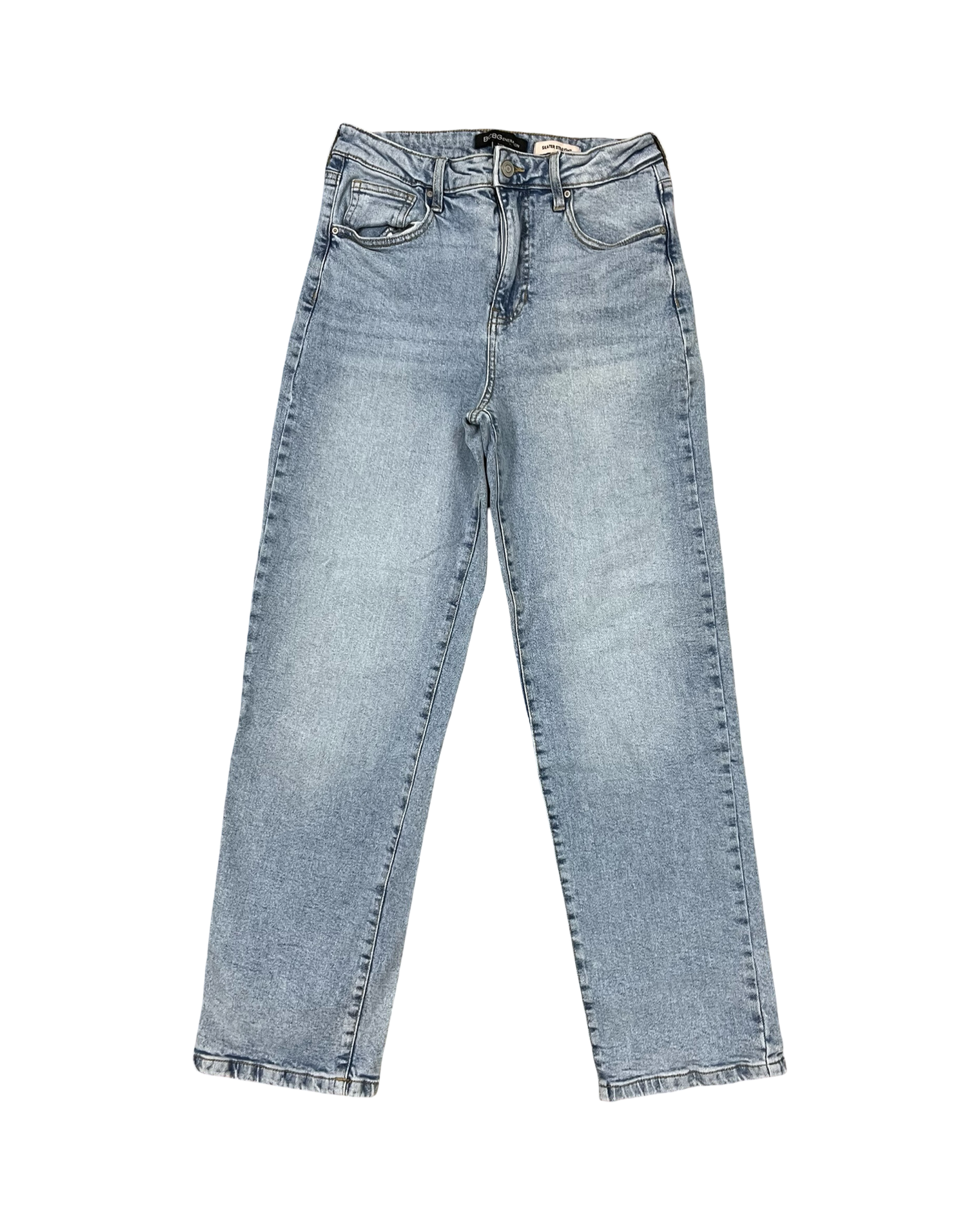 Jeans Straight By Bcbg In Blue Denim, Size:6