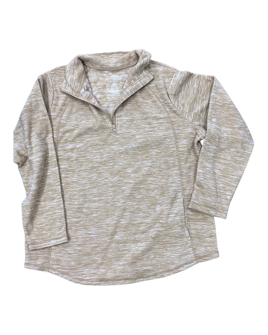 Sweatshirt Collar By St Johns Bay In Tan, Size:1X