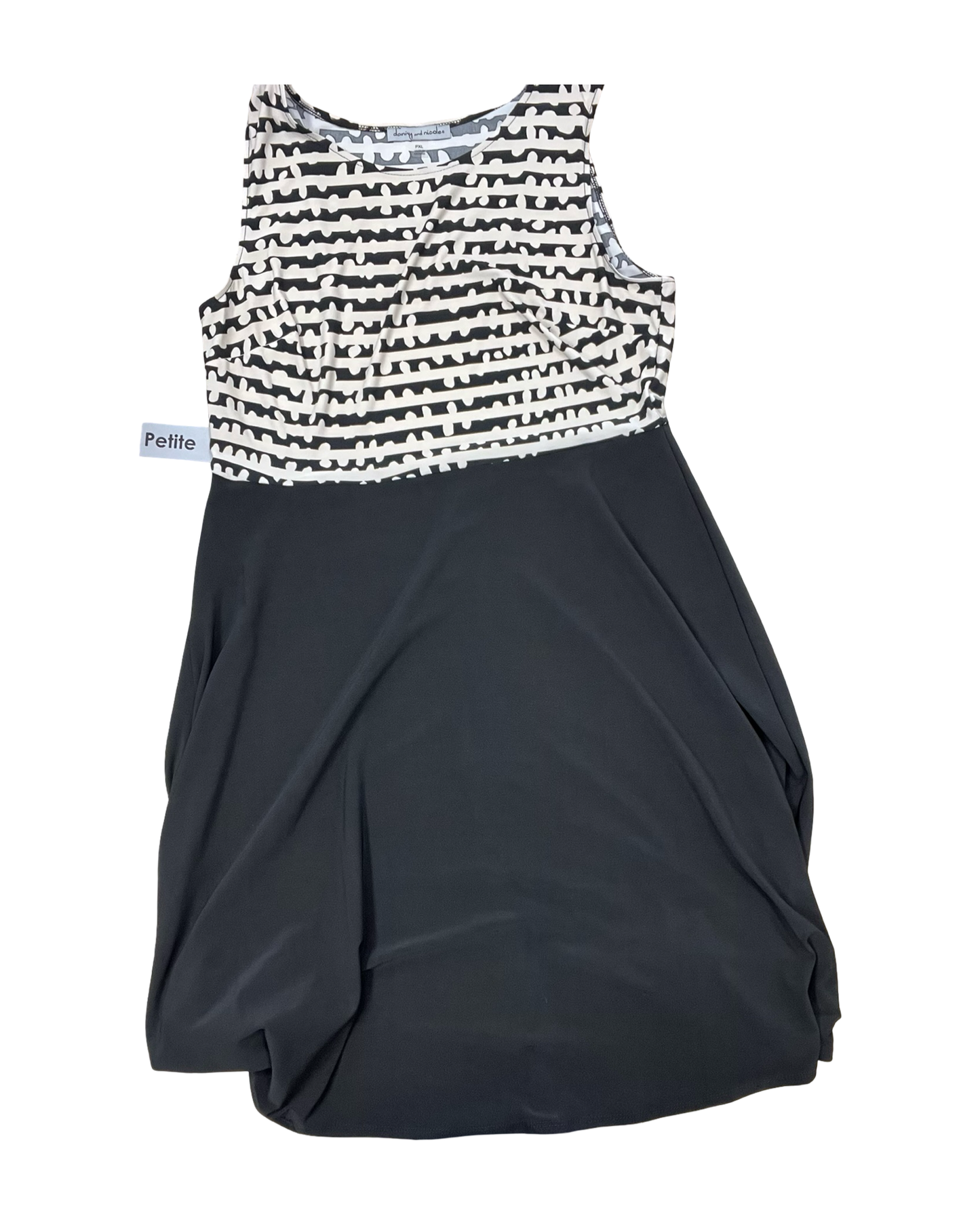 Dress Work By Dannyandnicole In Black & Tan, Size:Xlp