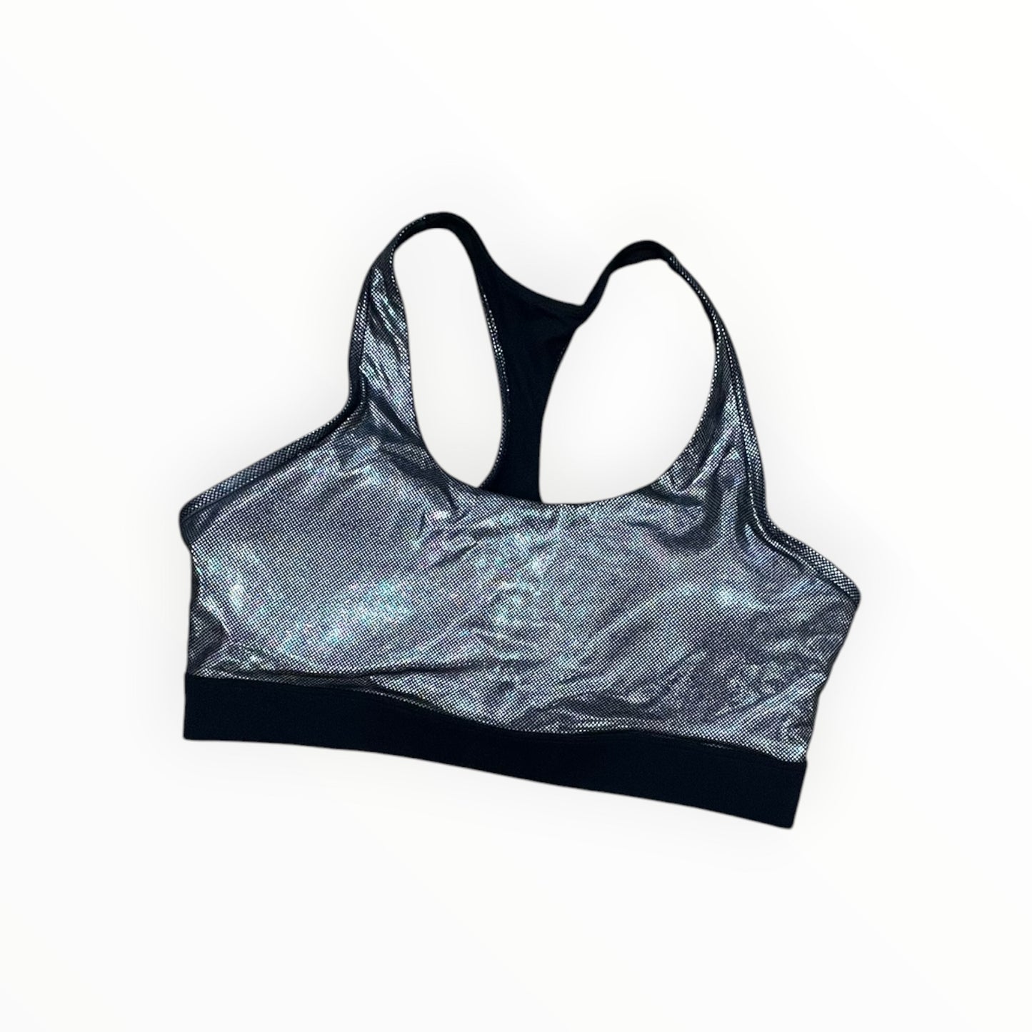 Athletic Bra By Zyia In Silver, Size:L