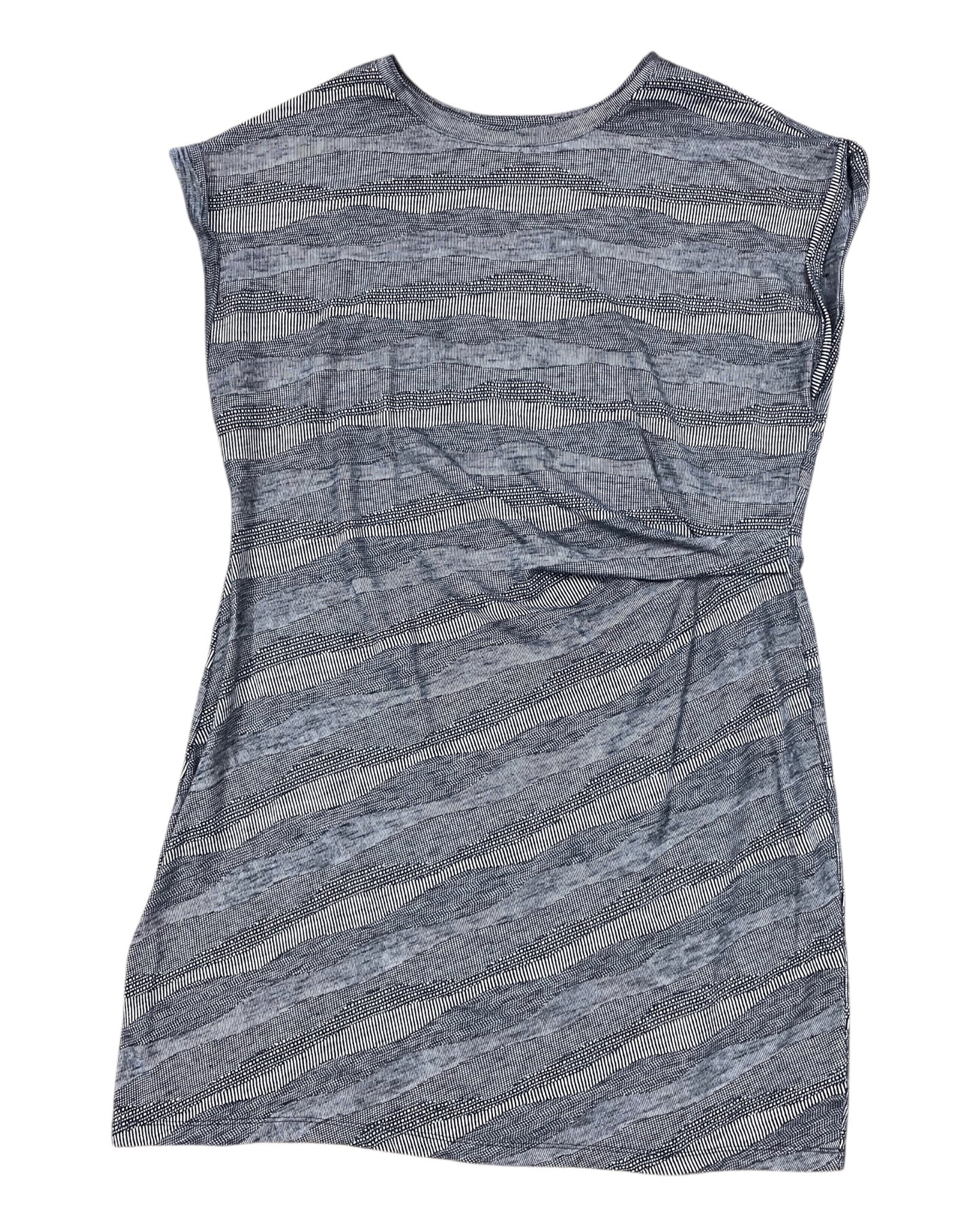 Dress Casual Midi By Time And Tru In Blue, Size:20