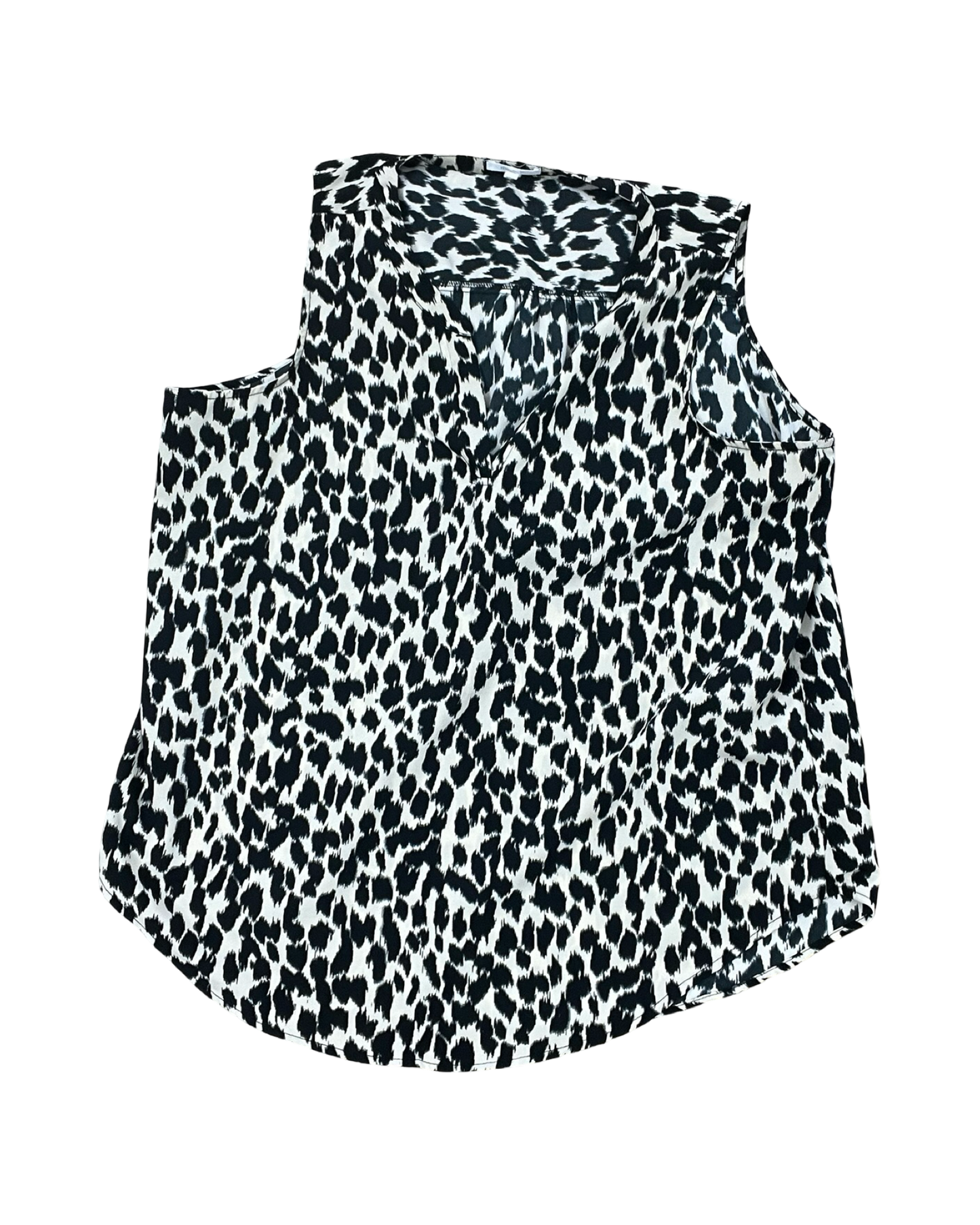 Top Sleeveless By Maurices In Black & Tan, Size:1X