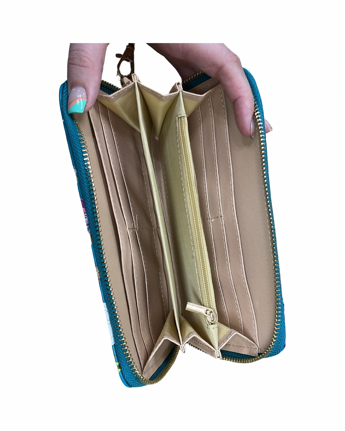 Handbag By Clothes Mentor In Teal, Size:Large