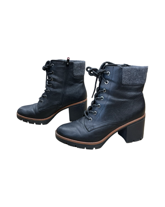 Boots Ankle Heels By Naturalizer In Black, Size:7.5