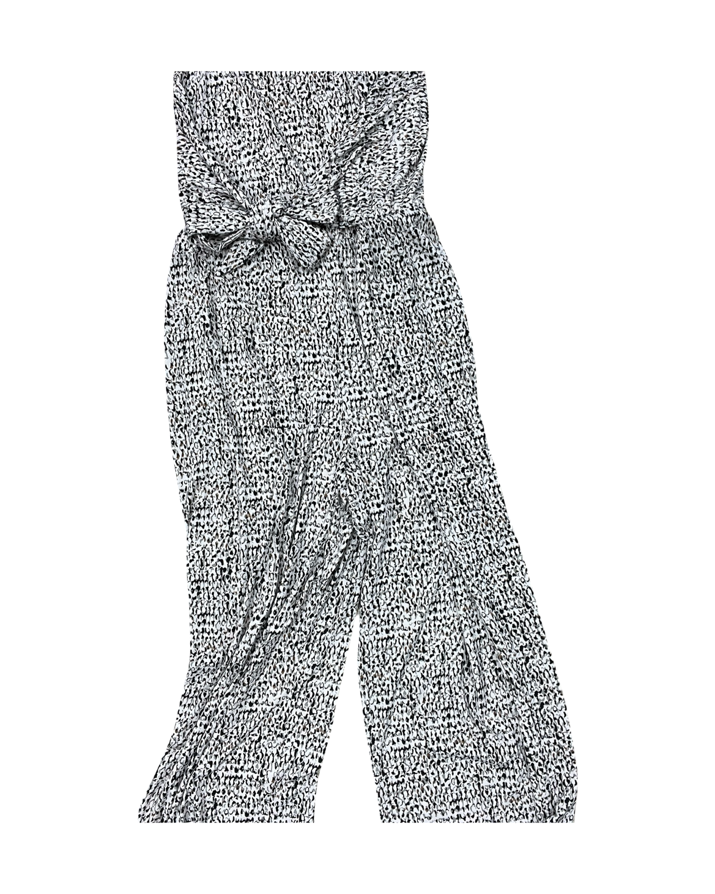 Jumpsuit By Maurices In Black & Cream, Size:1X