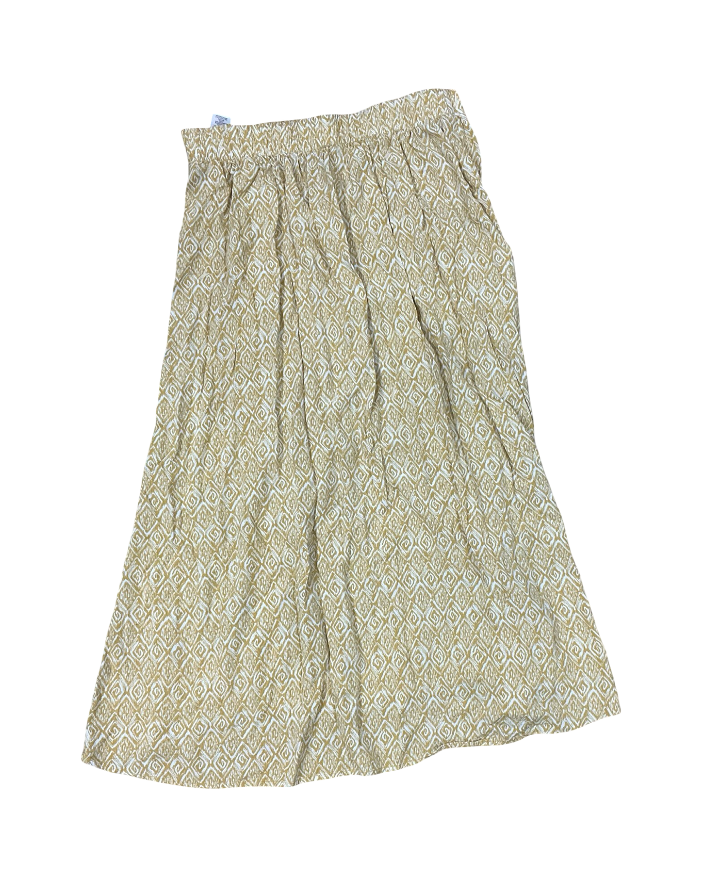 Skirt Maxi By Maurices In White & Yellow, Size:M