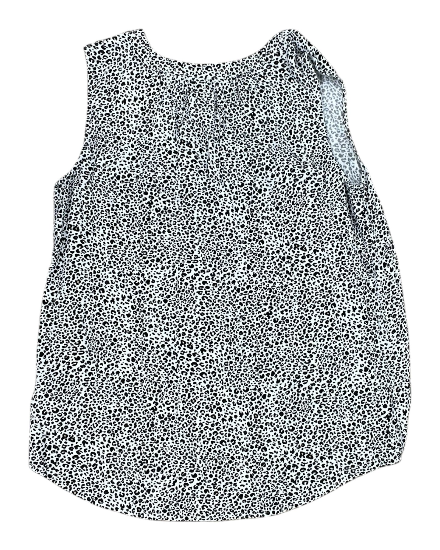 Top Sleeveless By Amazon Essentials In Black & White, Size:S