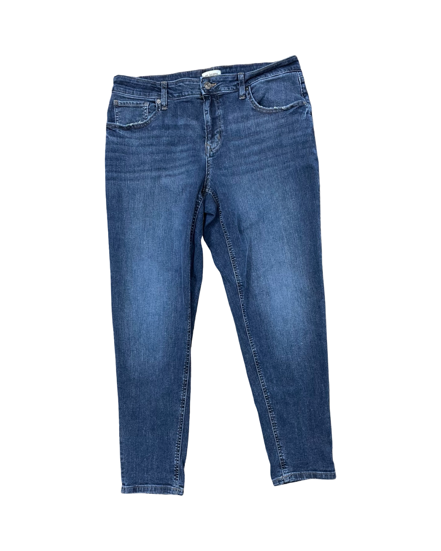 Jeans Skinny By Maurices In Blue Denim, Size:14