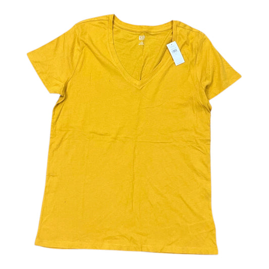 Top Ss Basic By Gap In Yellow, Size:L