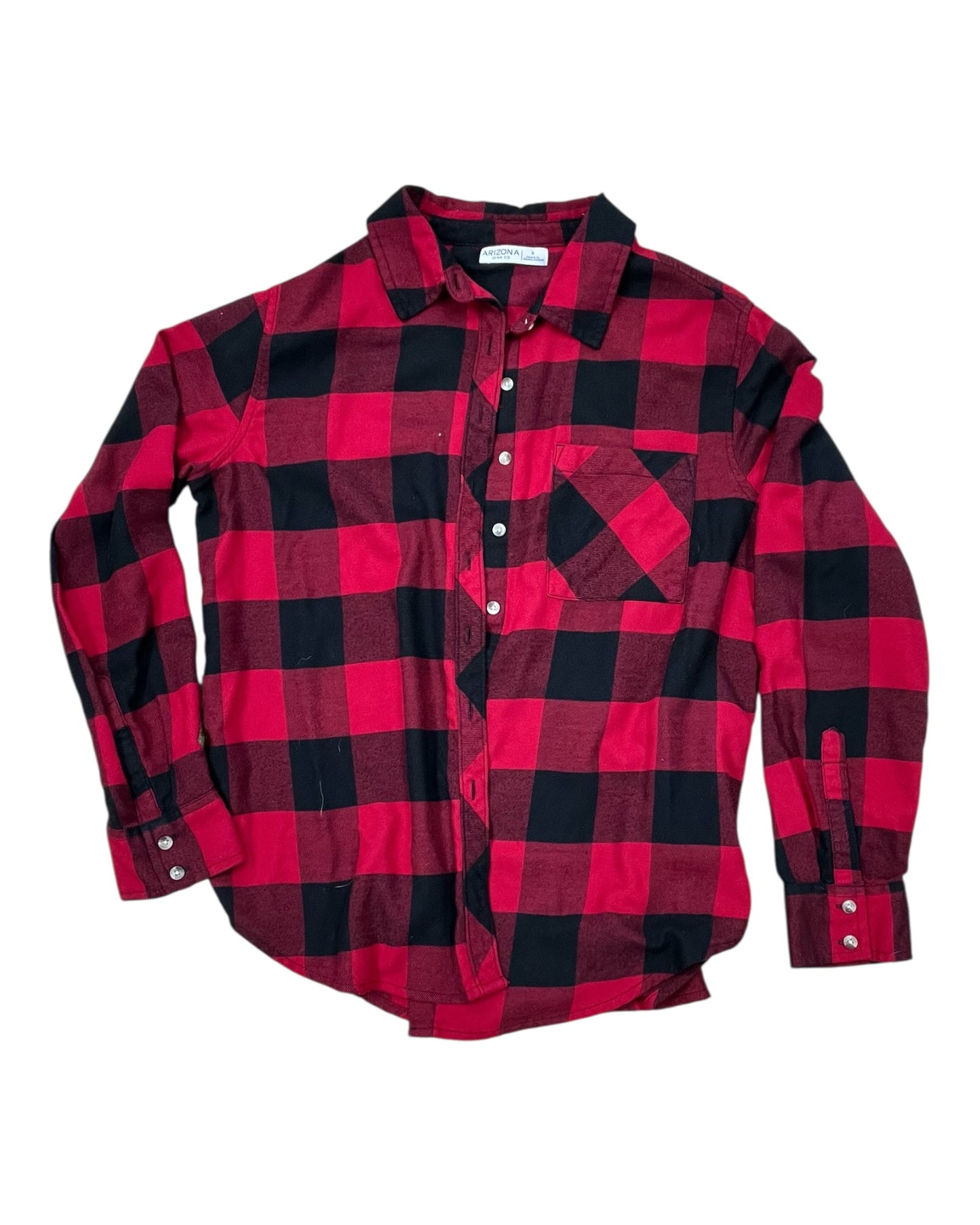 Top Ls By Arizona In Black & Red, Size:S