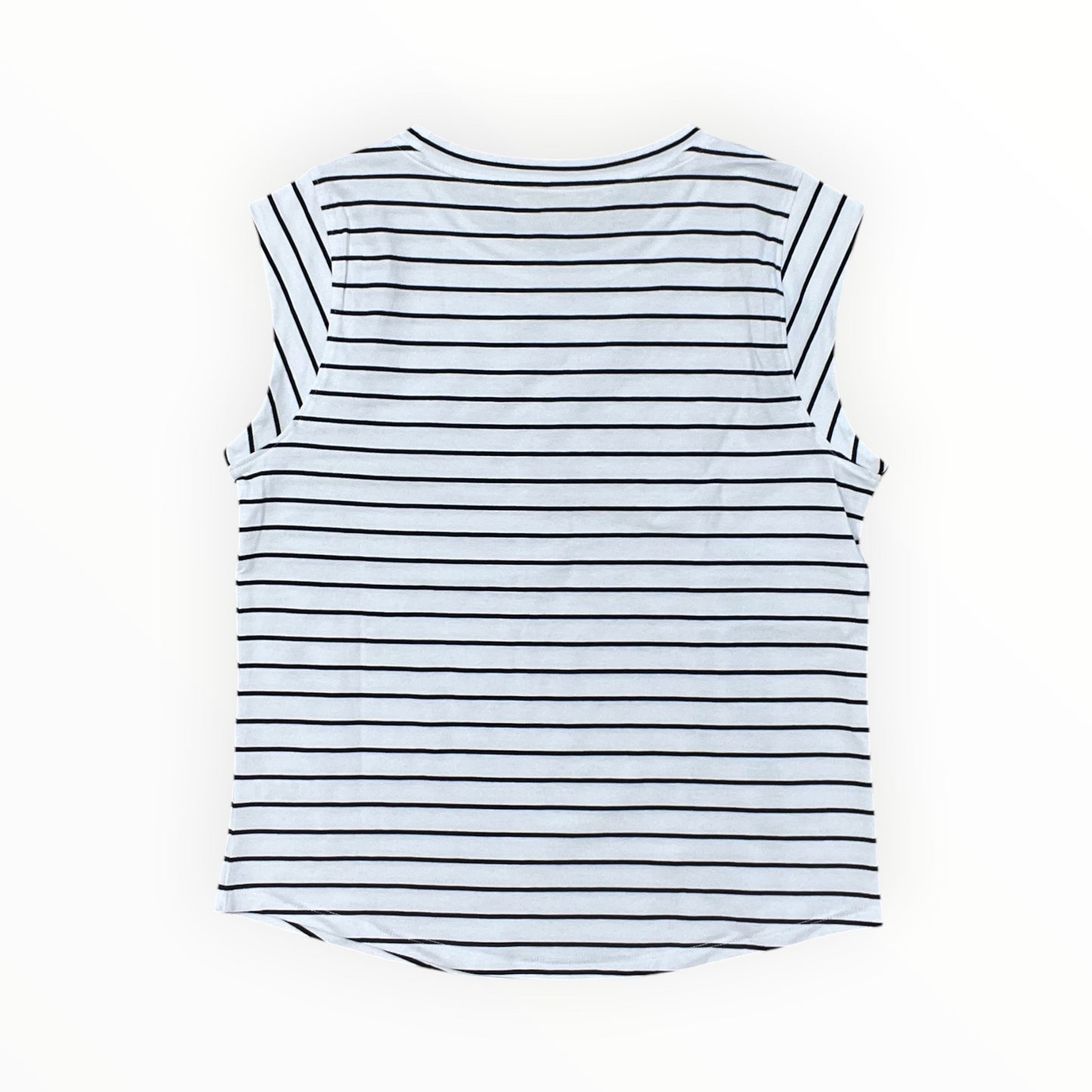 Top Sleeveless By Talbots In White, Size:S