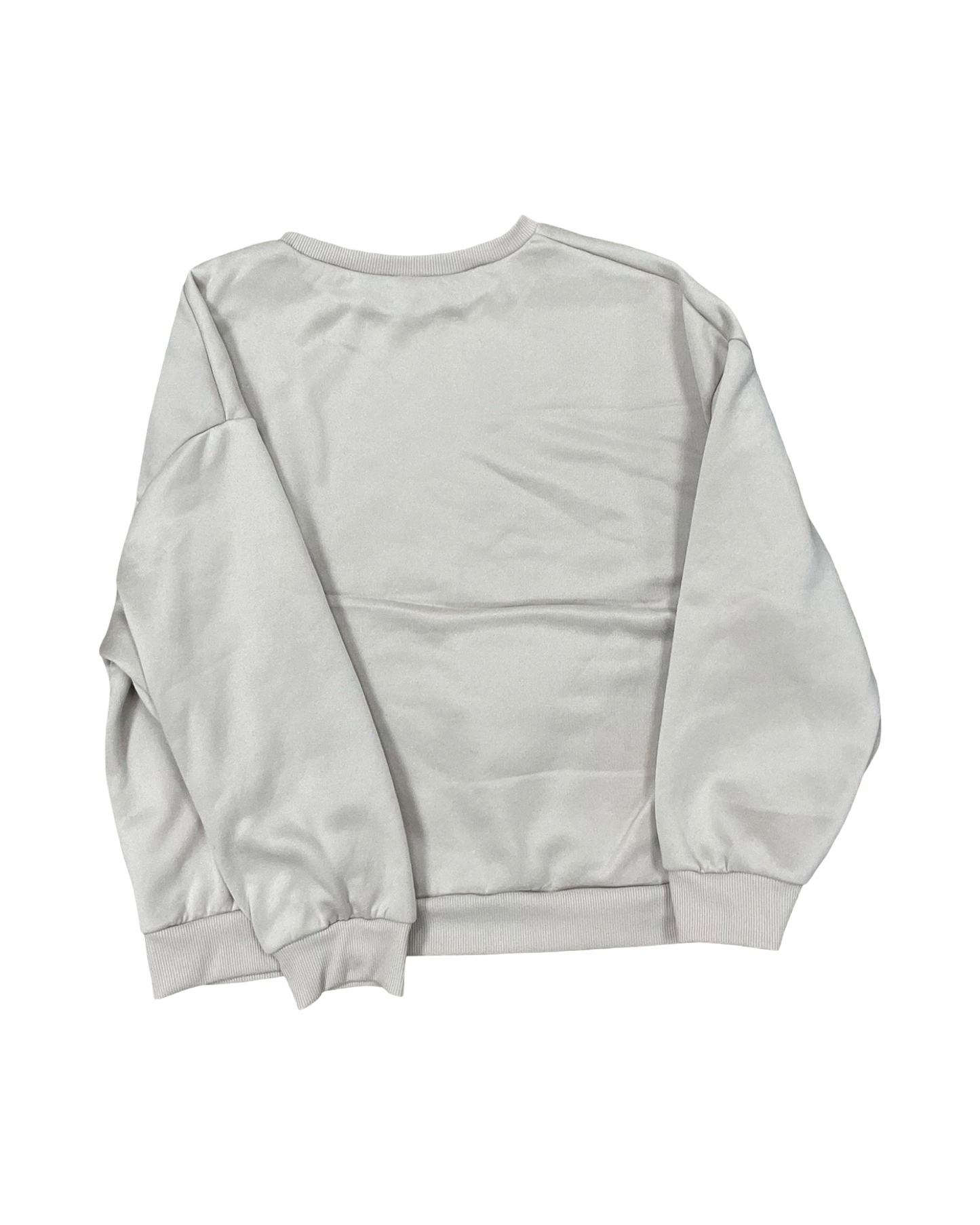 Sweatshirt Collar By Shein In Tan, Size:2X