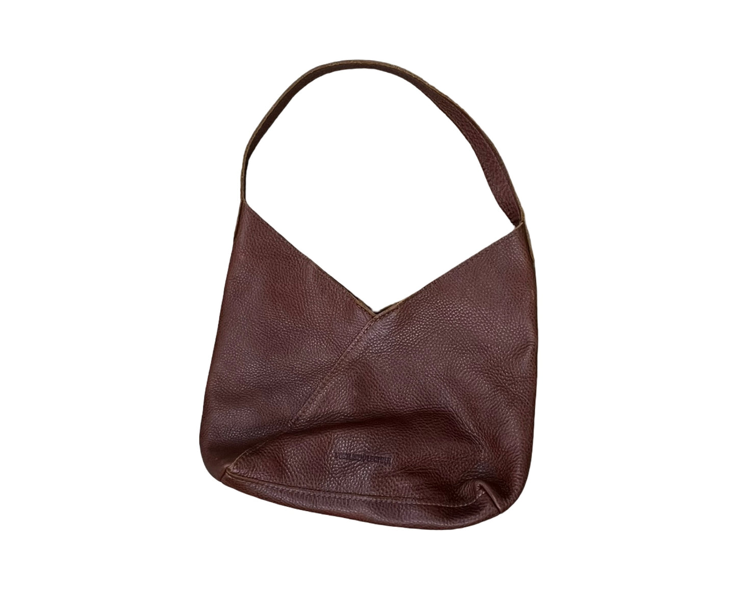 Handbag Leather By Portland Leather In Brown, Size:Medium