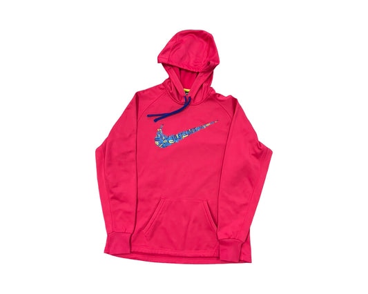 Sweatshirt Hoodie By Nike In Red, Size:L
