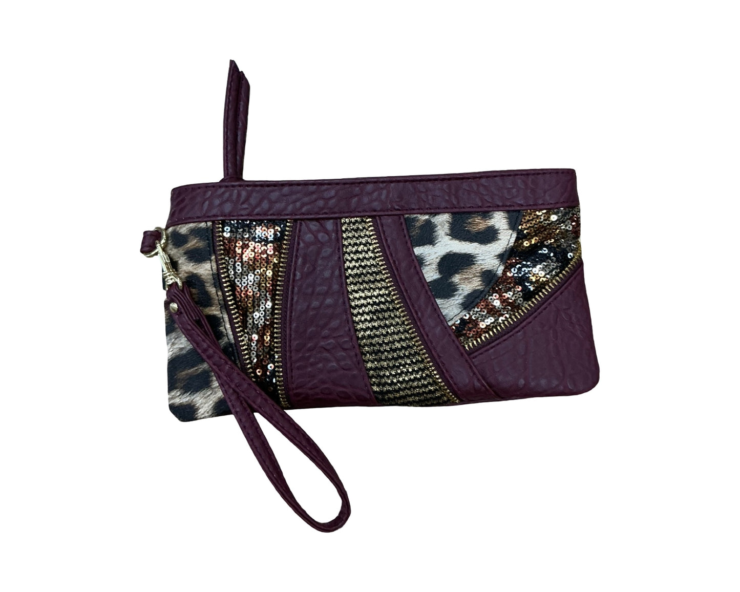 Makeup Bag By Clothes Mentor In Animal Print, Size:Medium