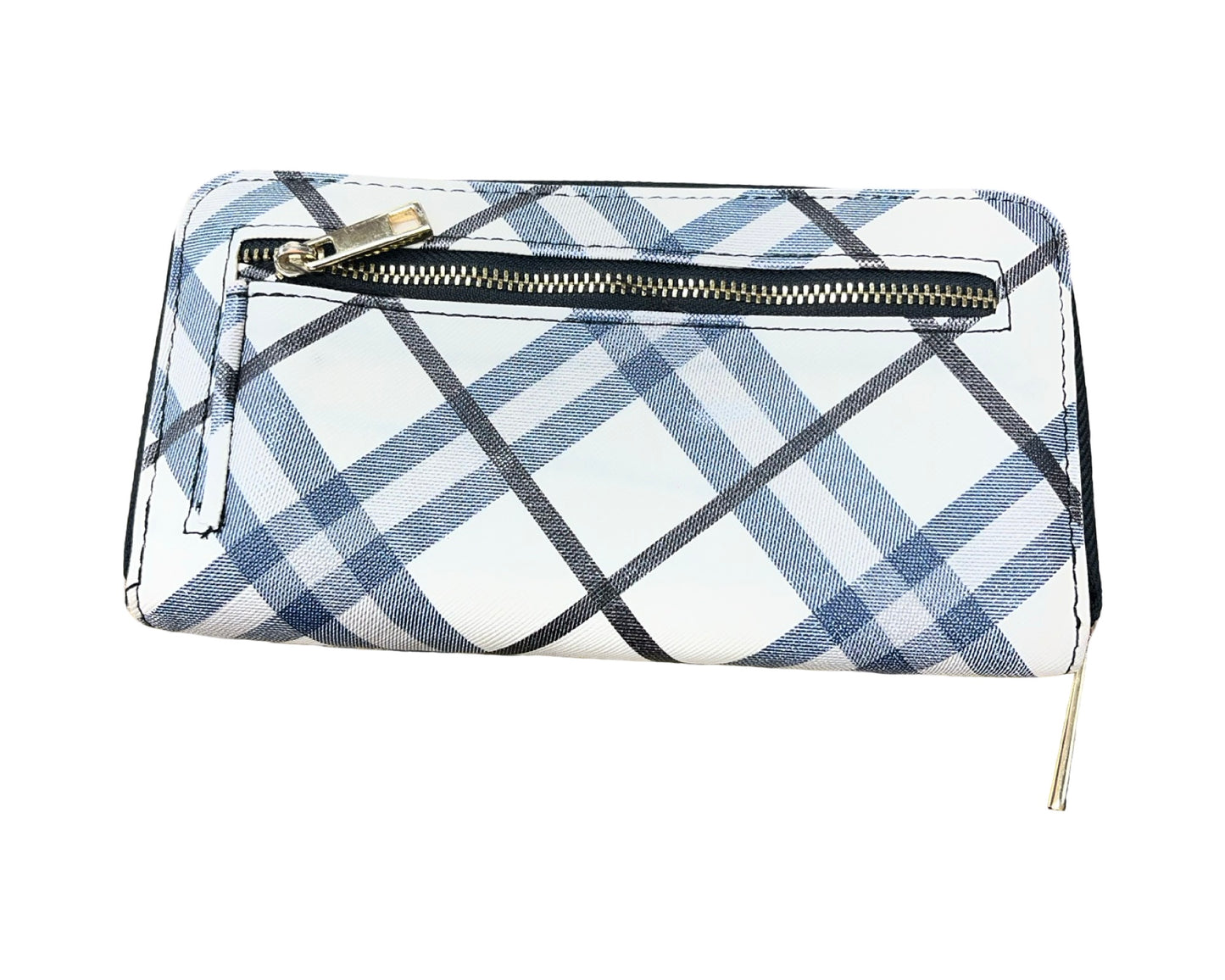 Wallet By Clothes Mentor In Cream & Grey, Size:Medium