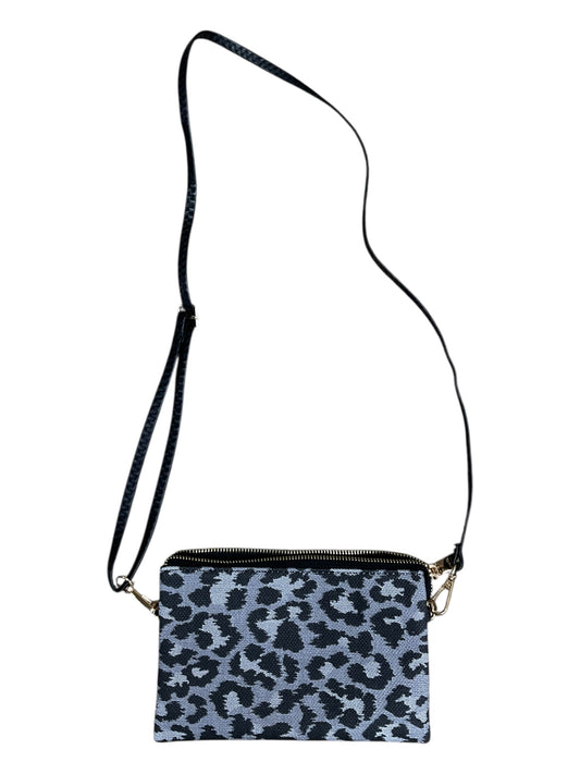 Crossbody By Jen & Co In Black & Grey, Size:Small