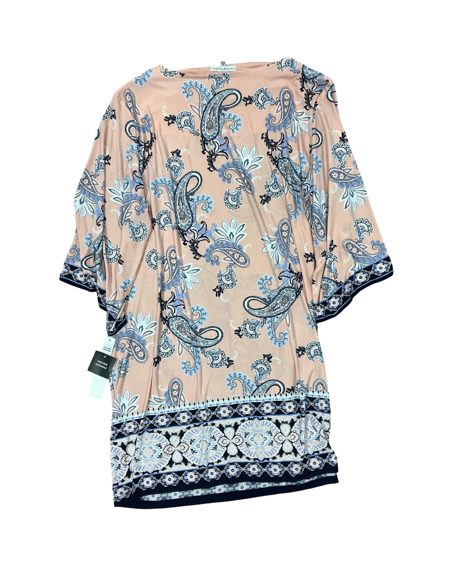 Dress Casual Midi By Sandra Darren In Peach, Size:3