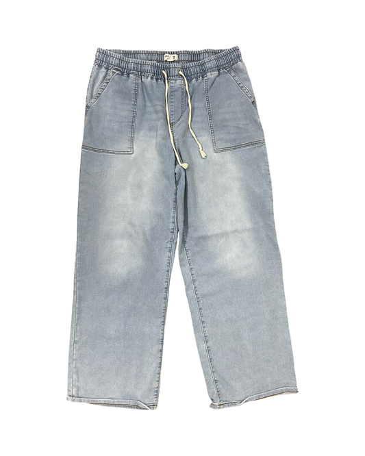 Jeans Wide Leg By Maurices In Blue Denim, Size:Xl
