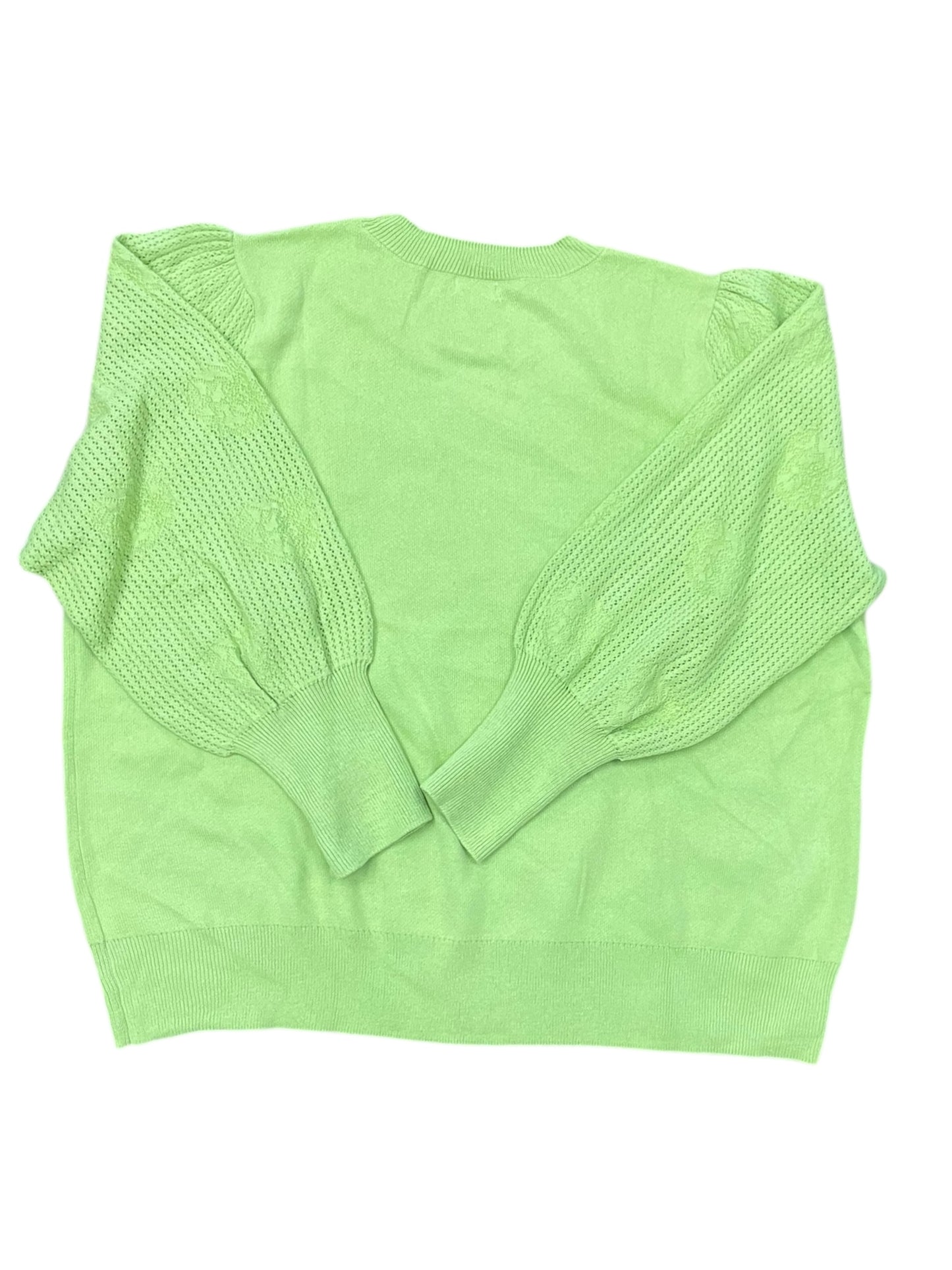 Sweater By Jaclyn Smith In Green, Size:3X