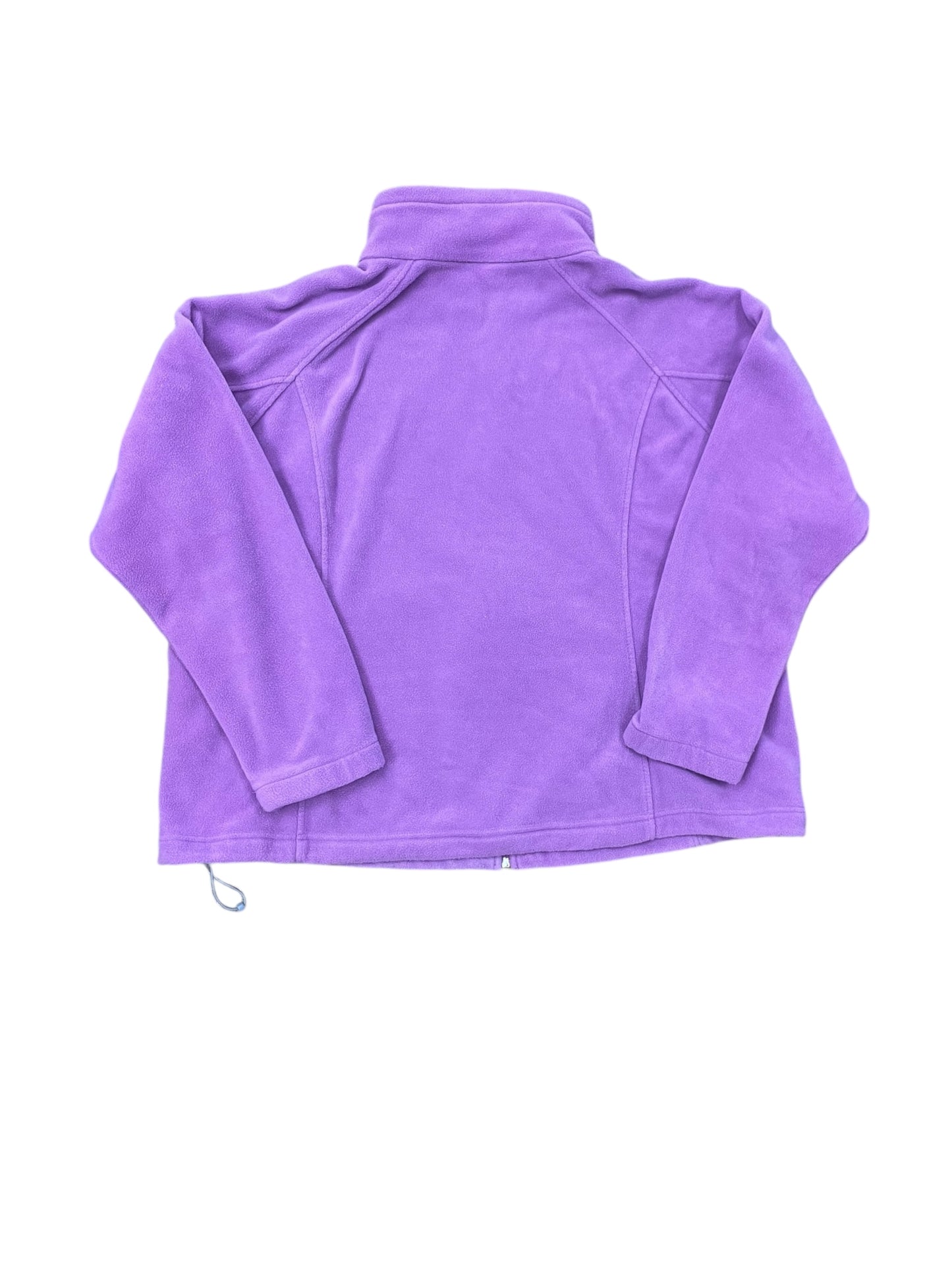 Jacket Fleece By Columbia In Purple, Size:3X