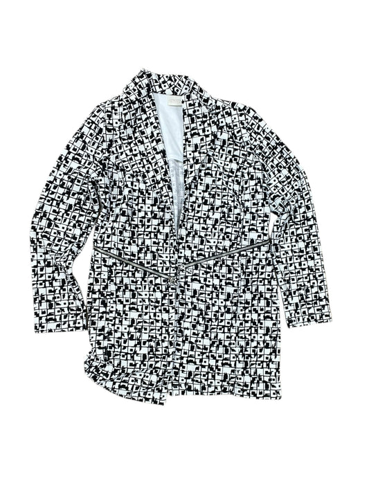 Blazer By Chicos In Black & White, Size:S