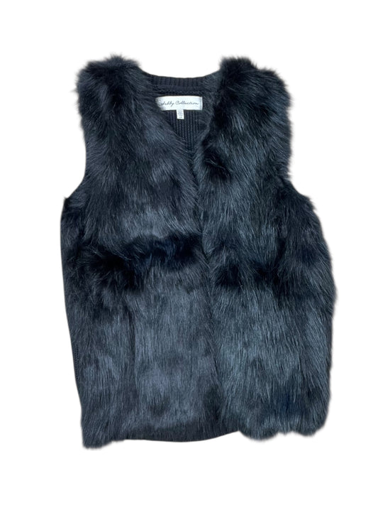 Vest Faux Fur & Sherpa By Sebby In Black, Size:L