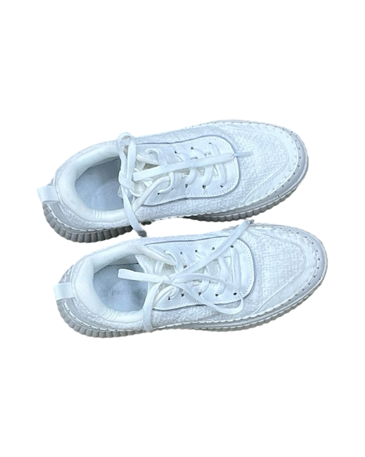 Shoes Athletic By Dream Pairs In White, Size:9.5