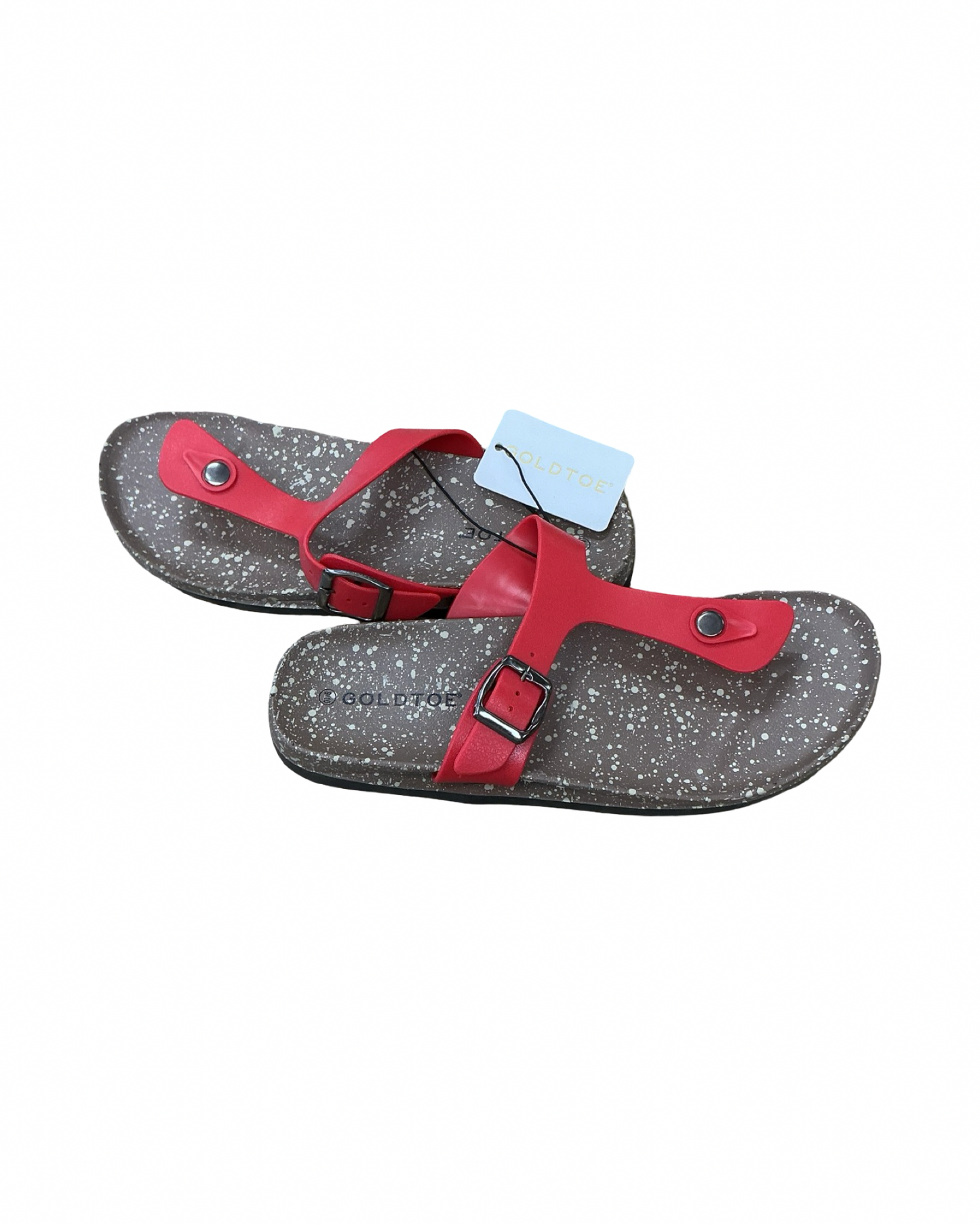 Sandals Flip Flops By Clothes Mentor In Red, Size:9