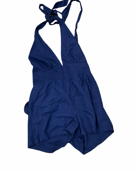 Romper By Modcloth In Navy, Size:Xl