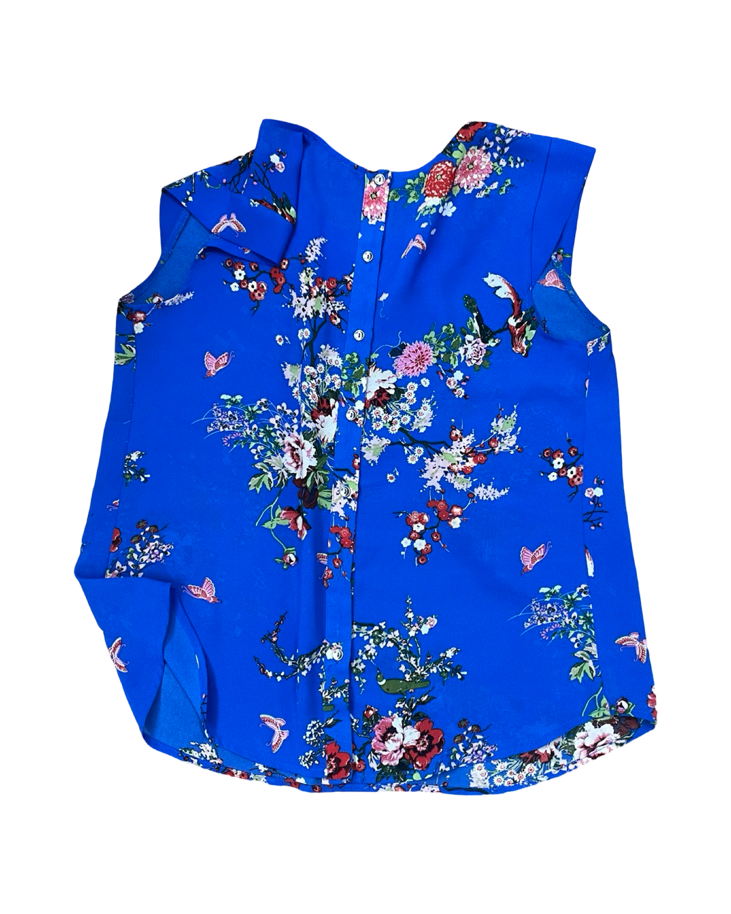 Top Ss By Clothes Mentor In Blue & Red, Size:L