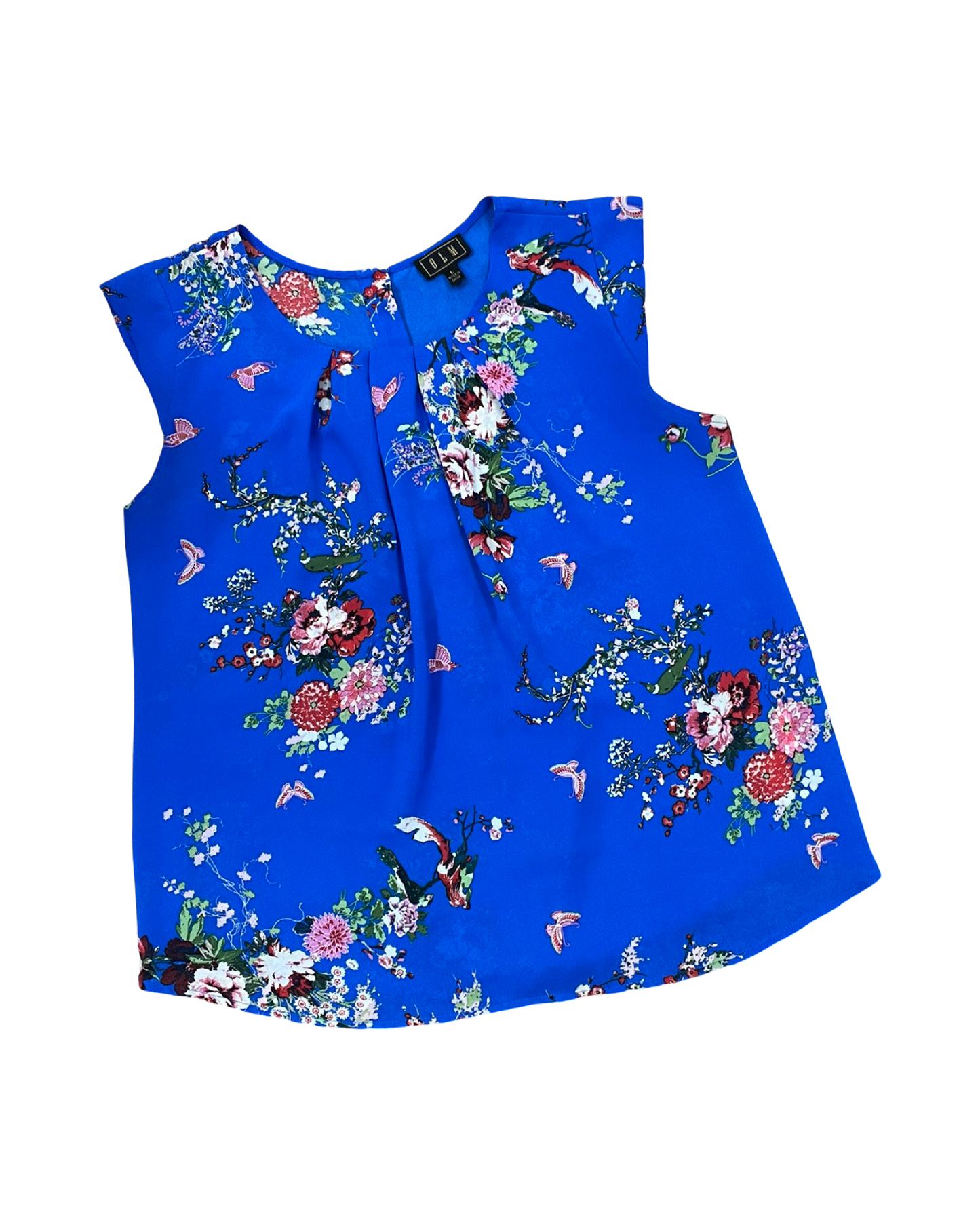 Top Ss By Clothes Mentor In Blue & Red, Size:L