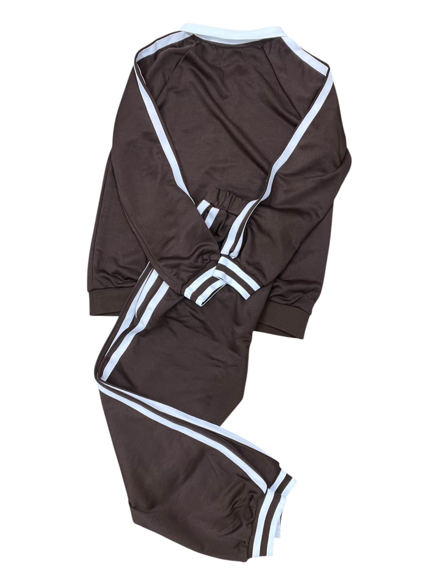 Lounge Set Pants By Clothes Mentor In Brown & White, Size:S