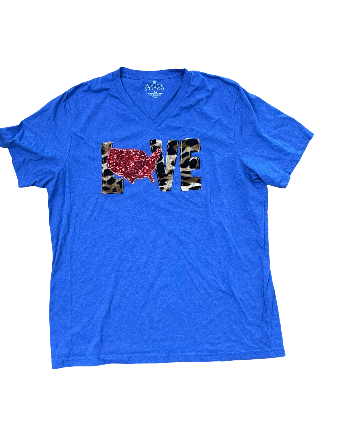 Top Ss By Clothes Mentor In Blue, Size:Xl