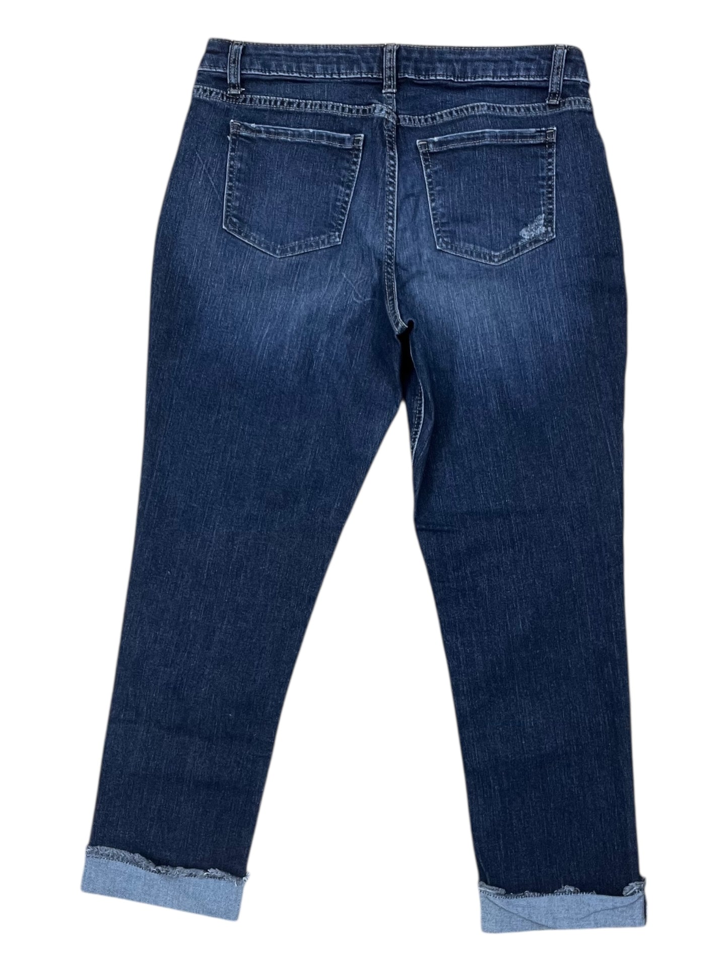 Jeans Straight By Lee In Blue Denim, Size:10