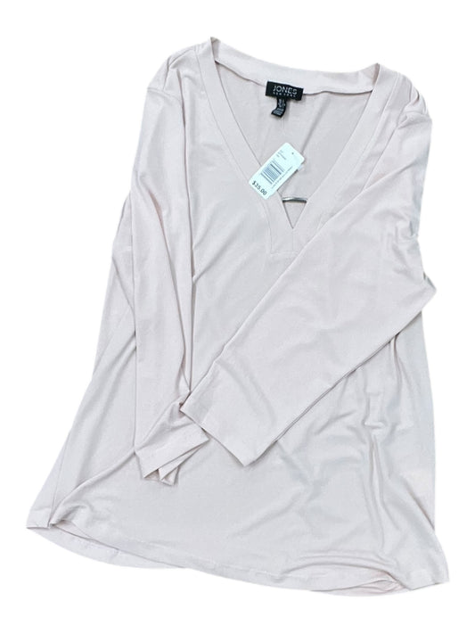 Top Ls By Jones New York In Cream, Size:L