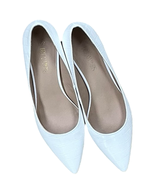Shoes Heels Block By Dream Pairs In White, Size:9.5
