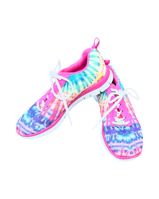 Shoes Sneakers By Skechers In Pink & Purple, Size:7.5