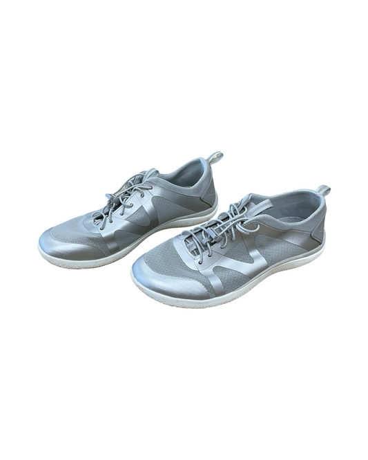 Shoes Sneakers By Lands End In Silver, Size:7.5