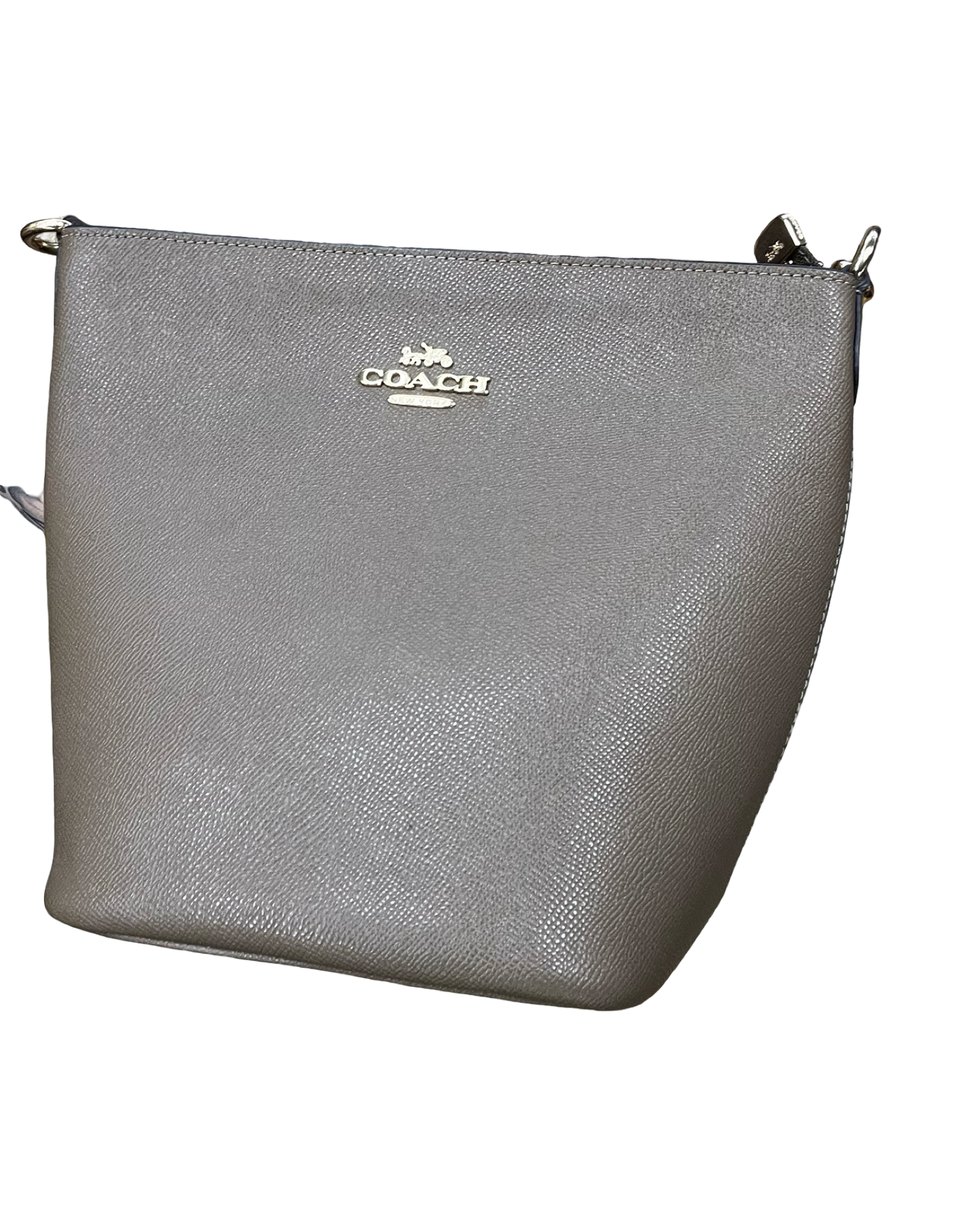 Crossbody Designer By Coach In Tan, Size:Small