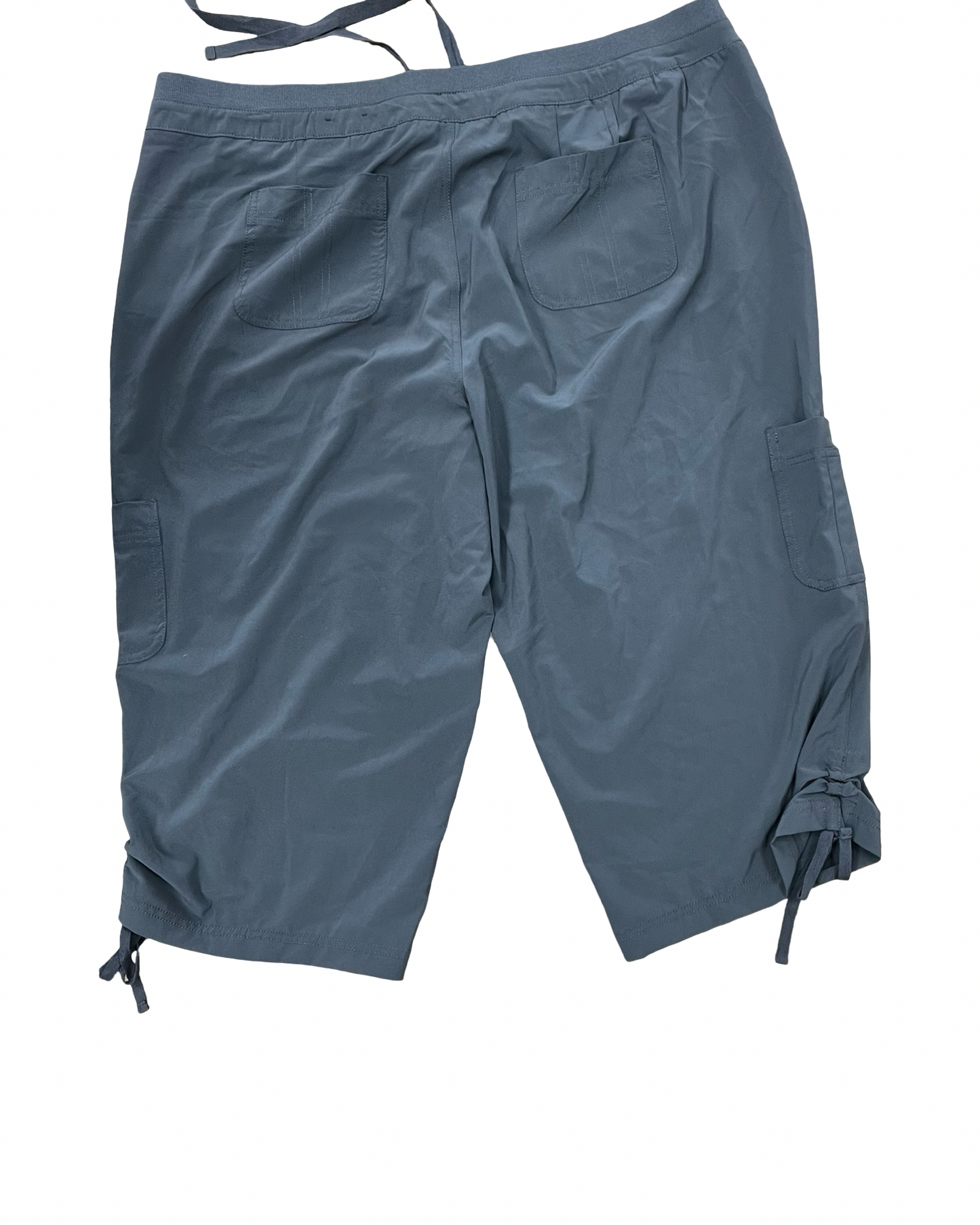 Athletic Capris By Clothes Mentor In Grey, Size:3X