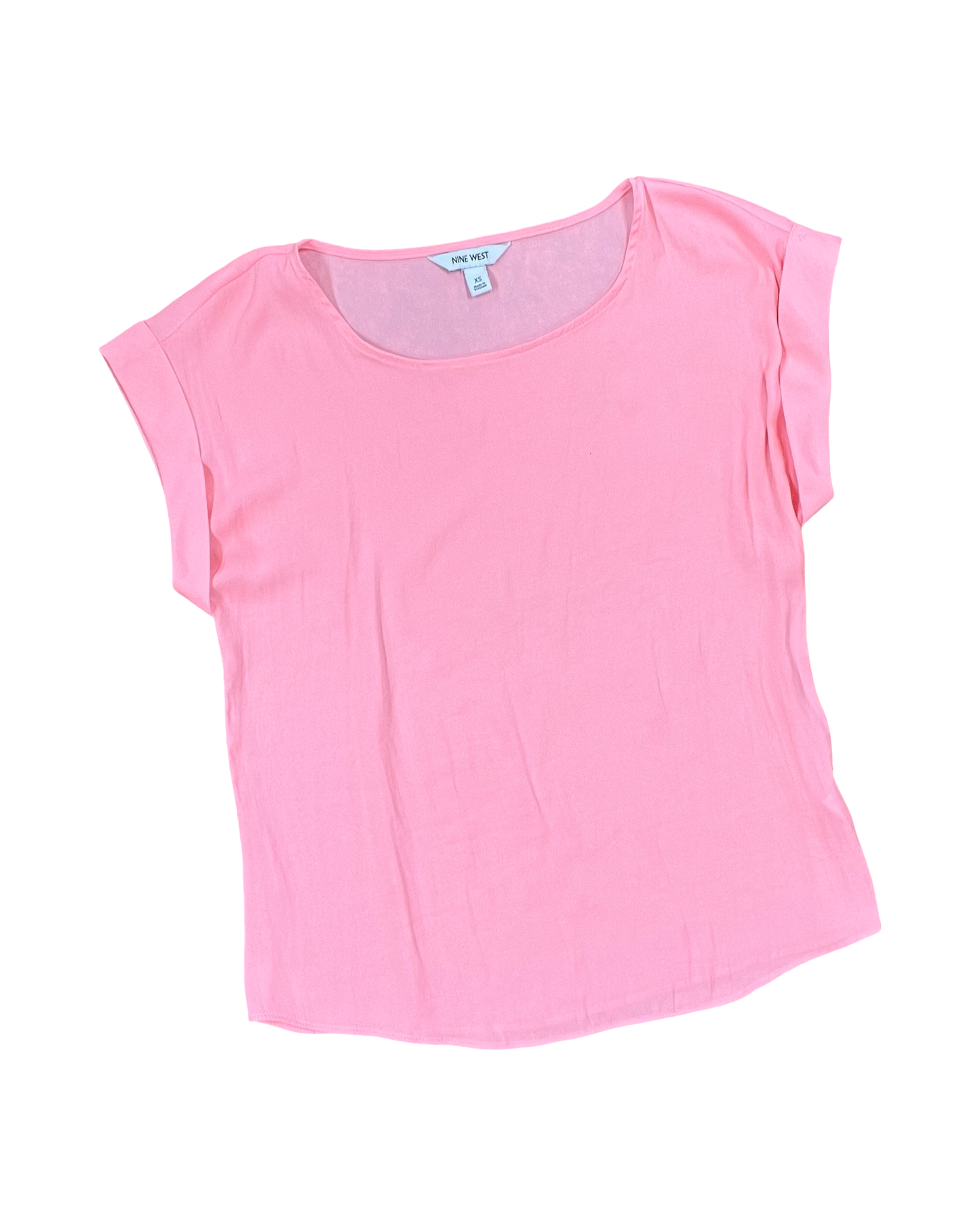 Top Ss By Nine West In Pink, Size:Xs