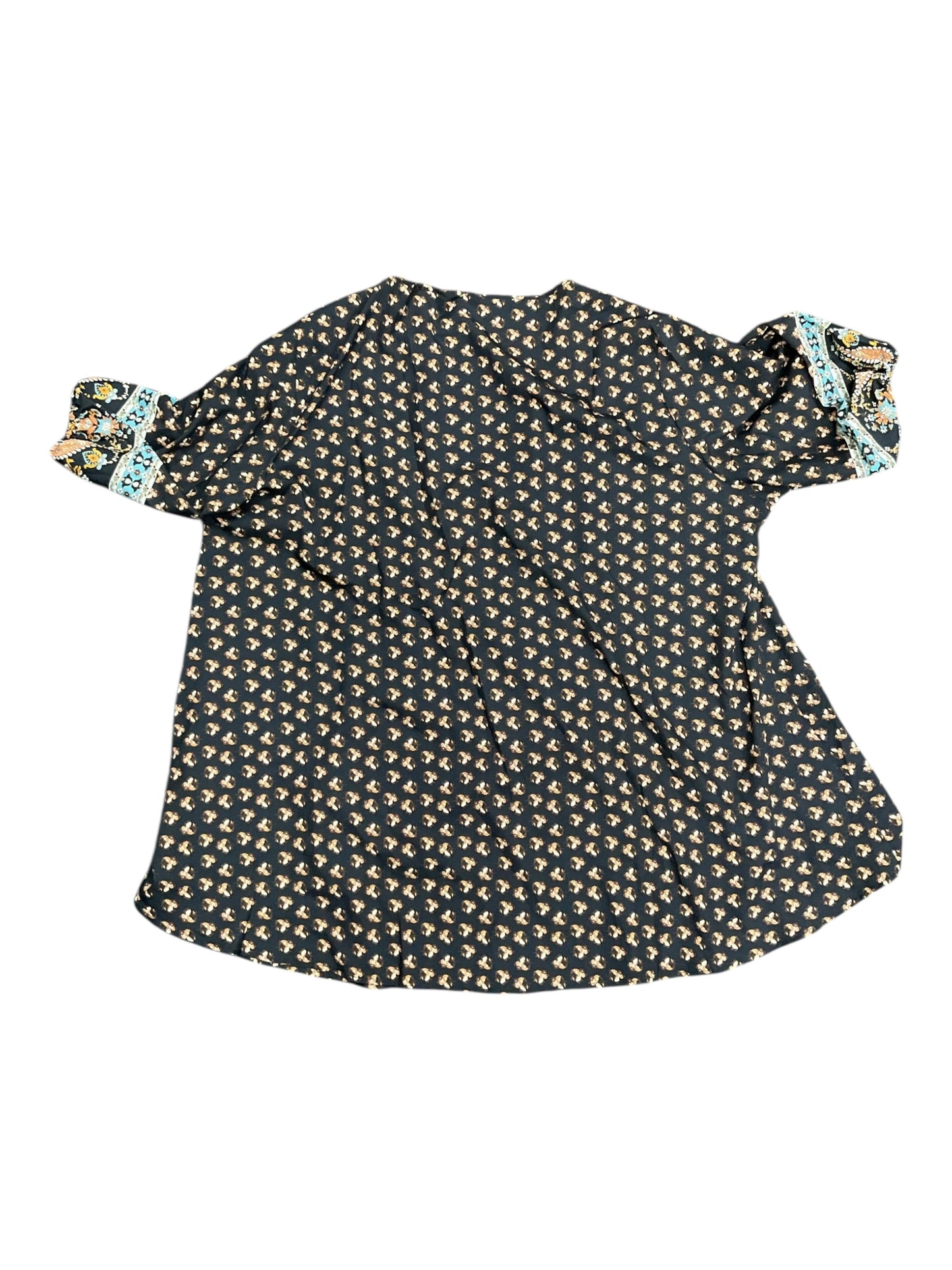 Top Ss By Bloomchic In Black, Size:3X