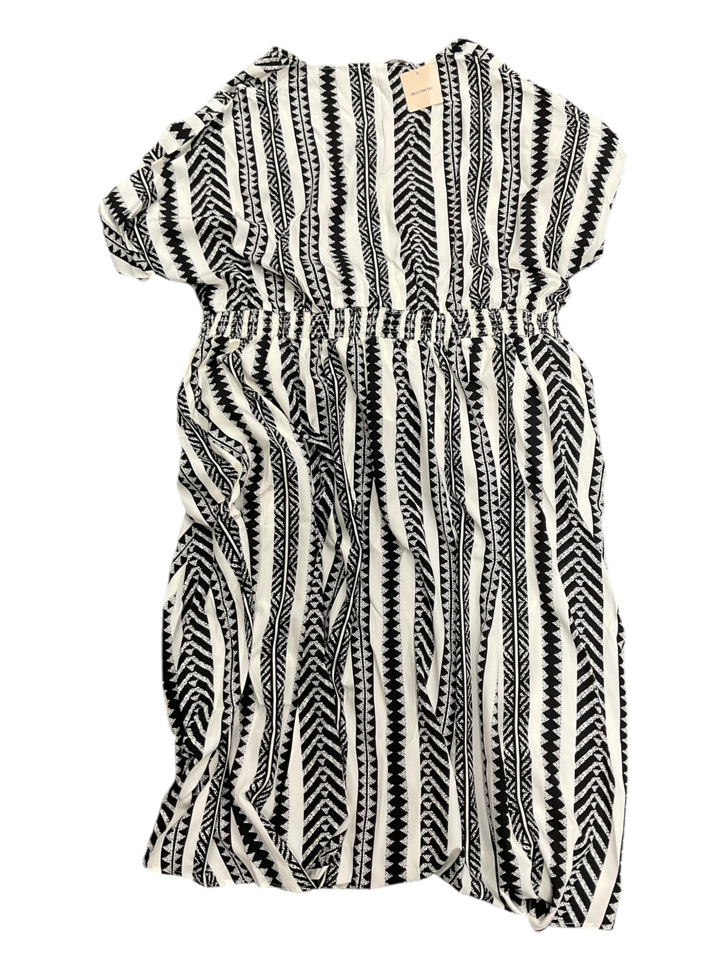 Dress Casual Midi By Bloomchic In Black & White, Size:3