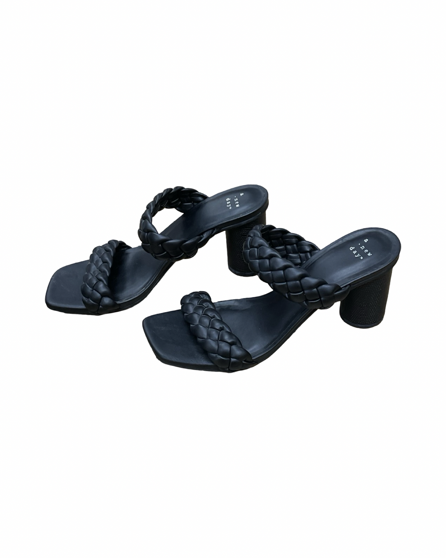 Sandals Heels Kitten By A New Day In Black, Size:9
