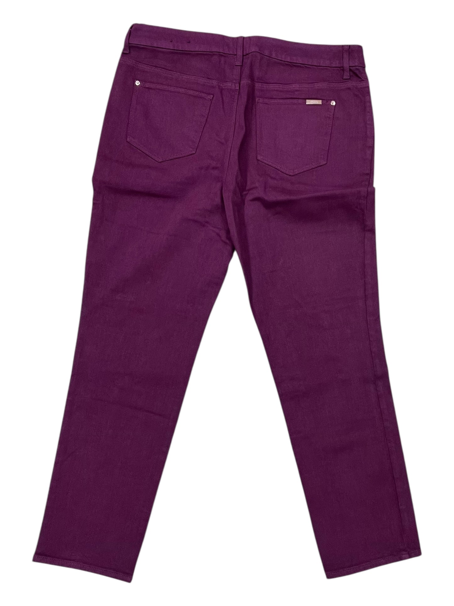 Pants Chinos & Khakis By Chicos In Maroon, Size:10