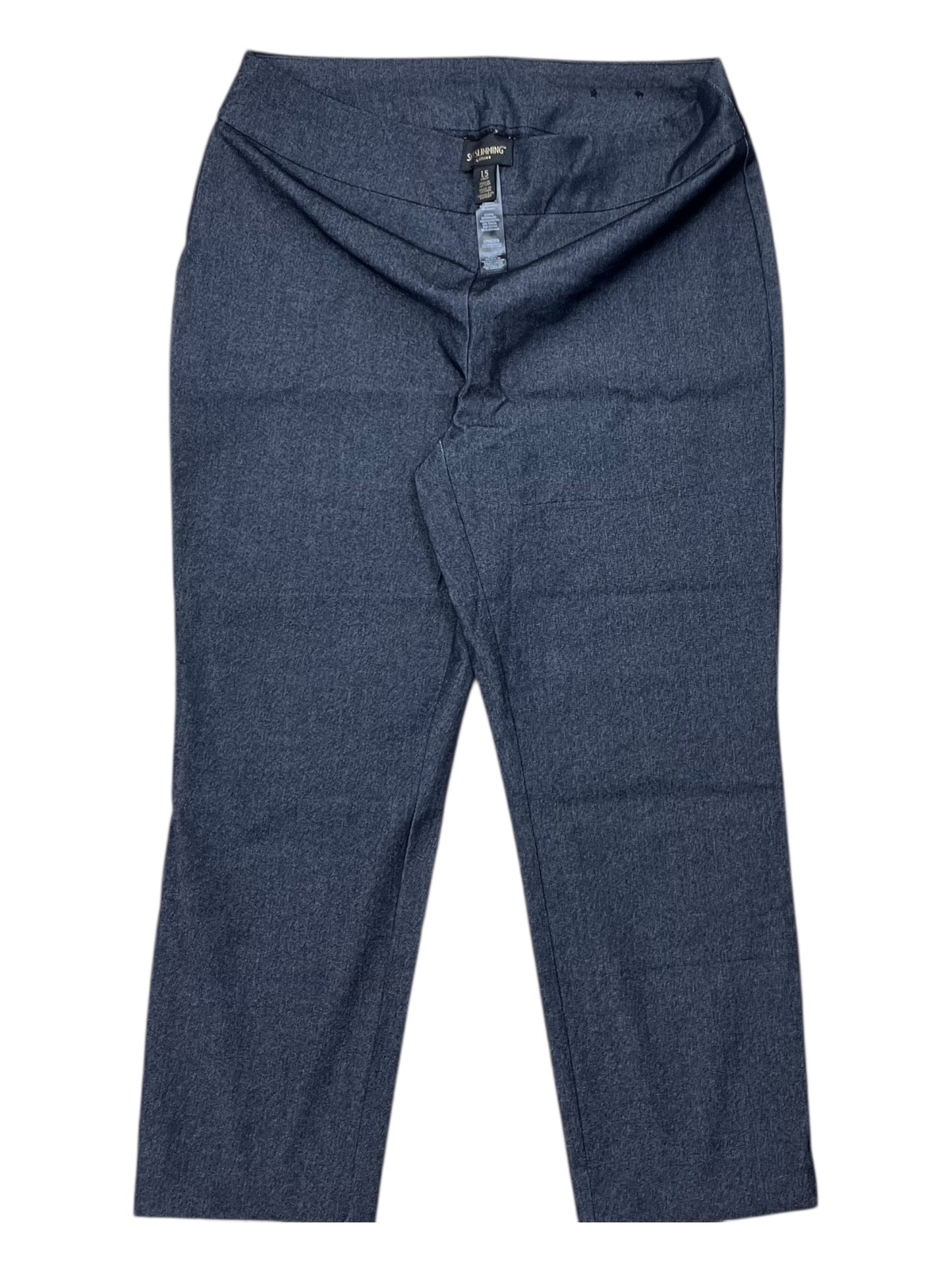 Pants Cropped By Chicos In Blue, Size:10