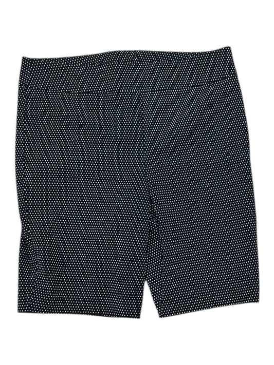 Shorts By Chicos In Black & White, Size:M